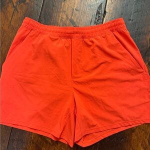 lululemon athletica Men’s Athletic Shorts in Bright Orange